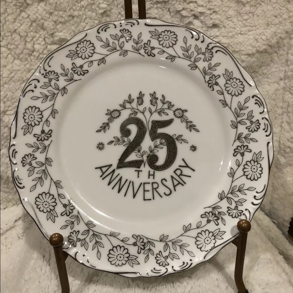 Norcrest Fine China, 25th Anniversary plate